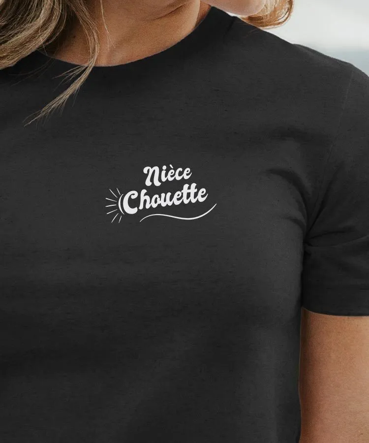 T-Shirt Nièce Chouette face Pour femme