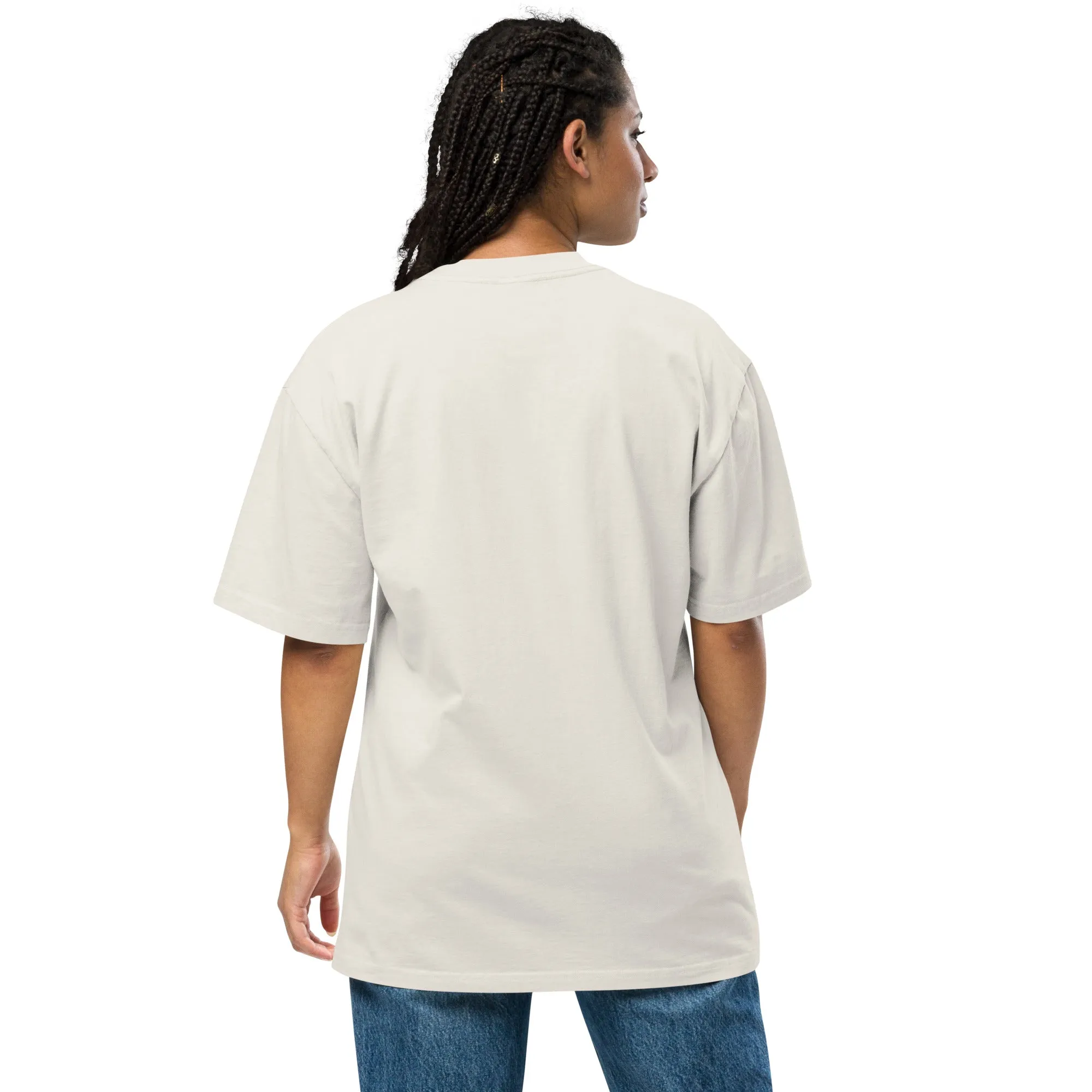 T-shirt oversize délavé brodé - CHT'M