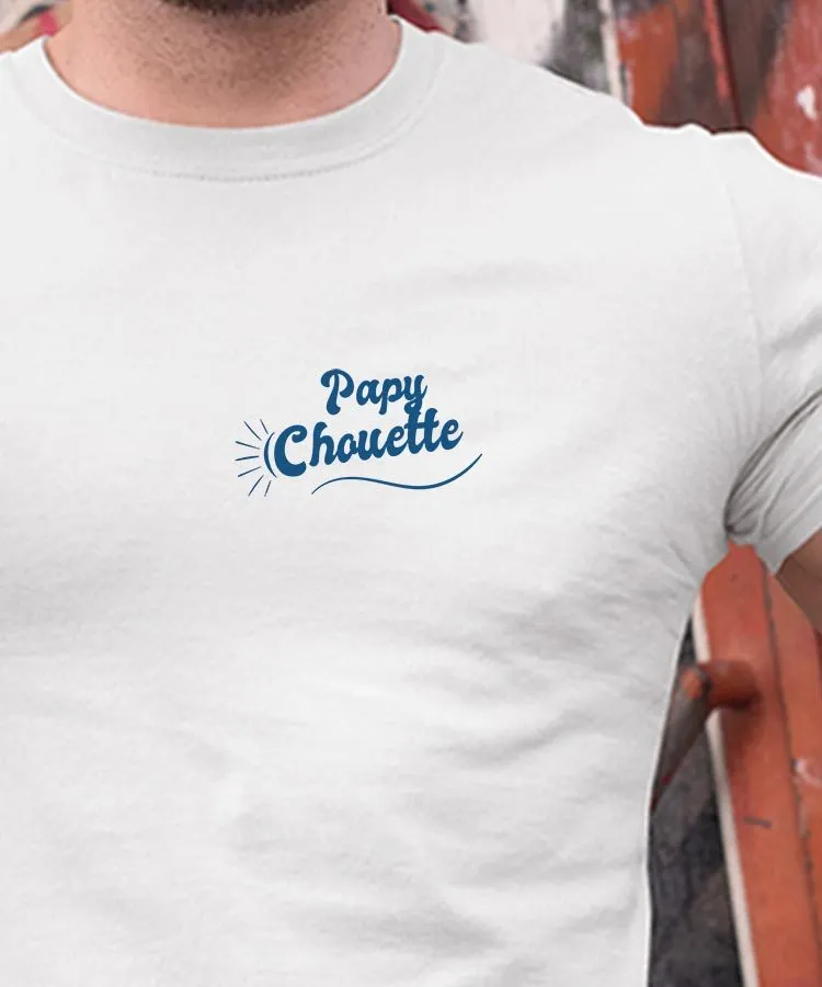 T-Shirt Papy Chouette face Pour homme