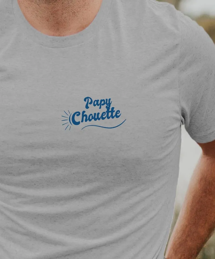 T-Shirt Papy Chouette face Pour homme