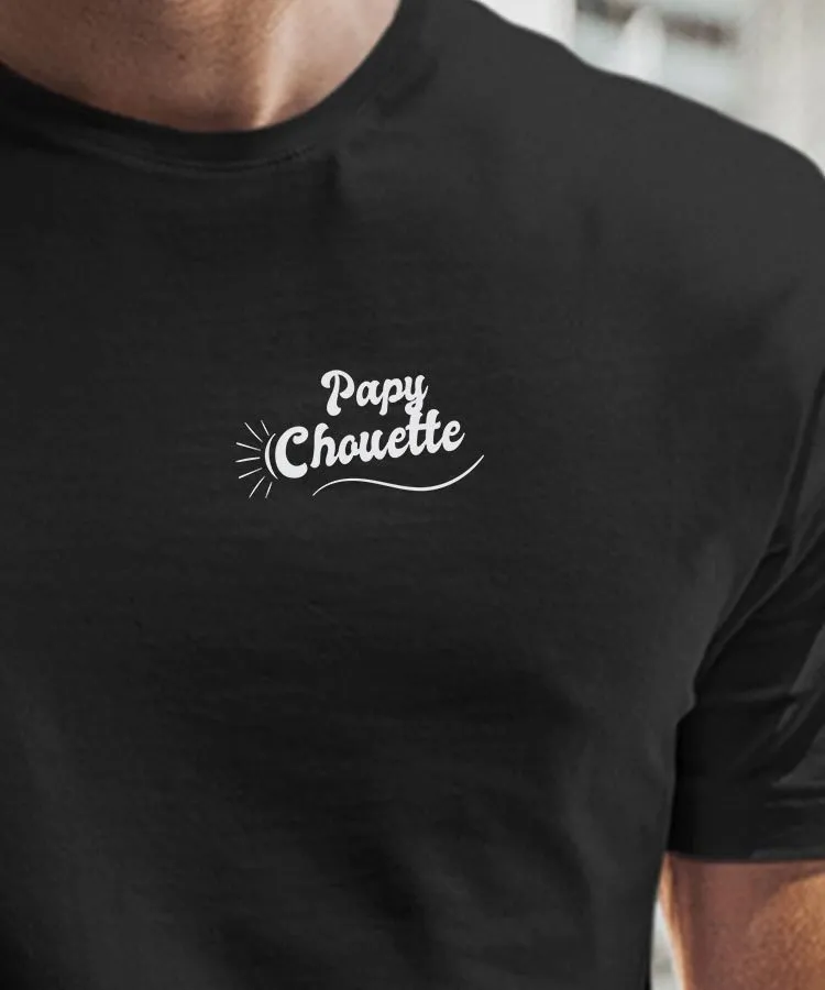 T-Shirt Papy Chouette face Pour homme