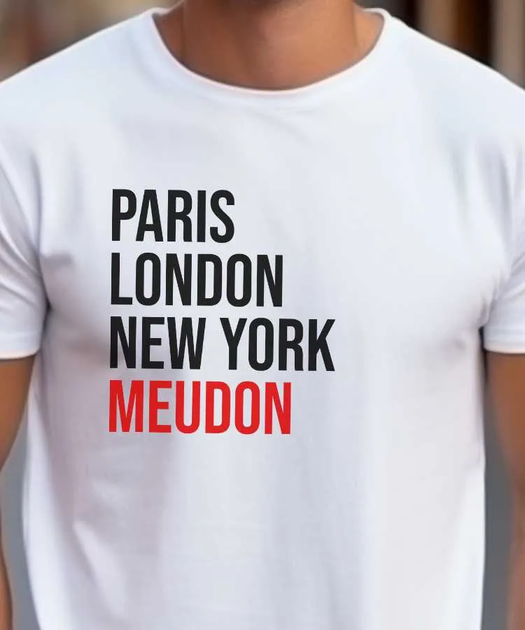 T-Shirt Paris London New York Meudon