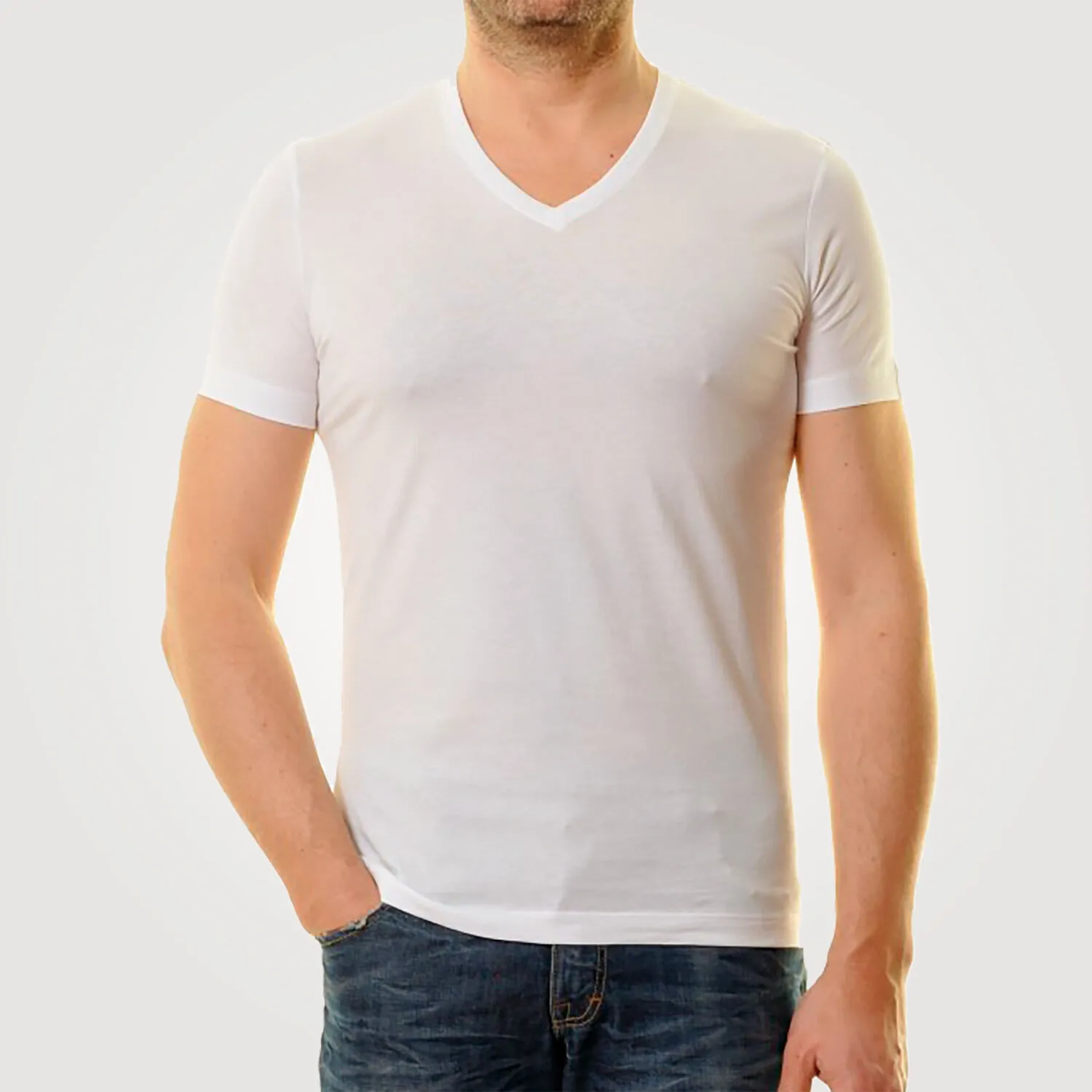 T-shirt RAGMAN Body Fit moderne en DUO-pack ⋆ Lehner Versand