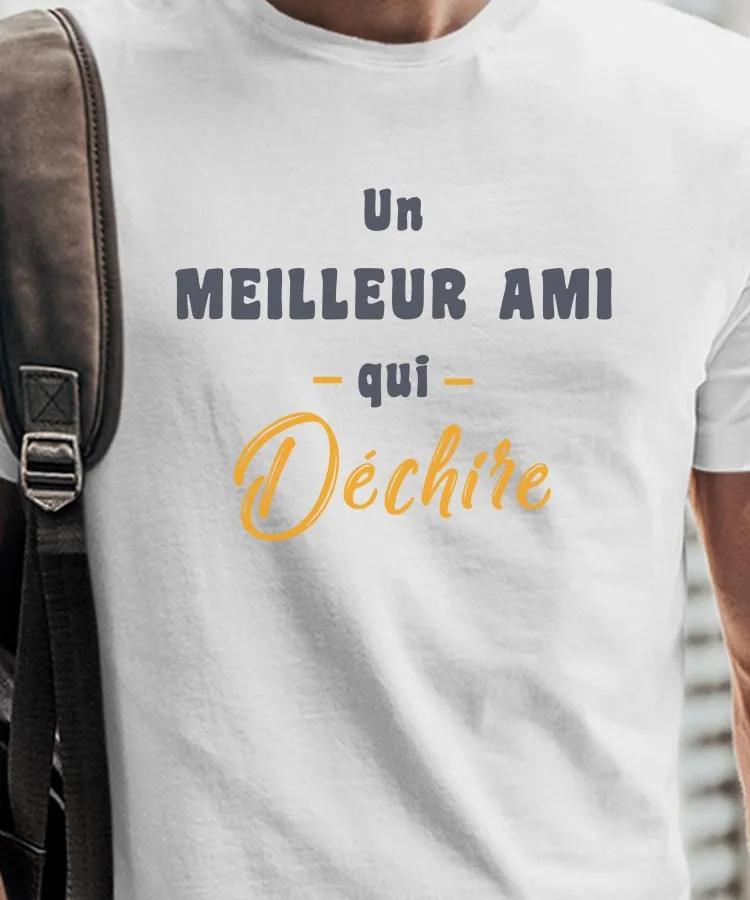 T-Shirt Un Meilleur Ami Qui déchire Pour homme