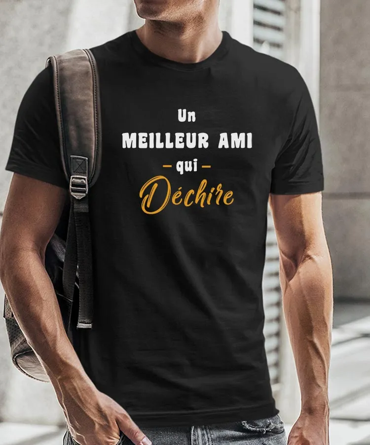 T-Shirt Un Meilleur Ami Qui déchire Pour homme