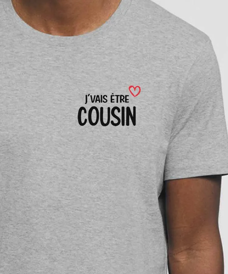 Tee-shirt J'vais être cousin Pour homme