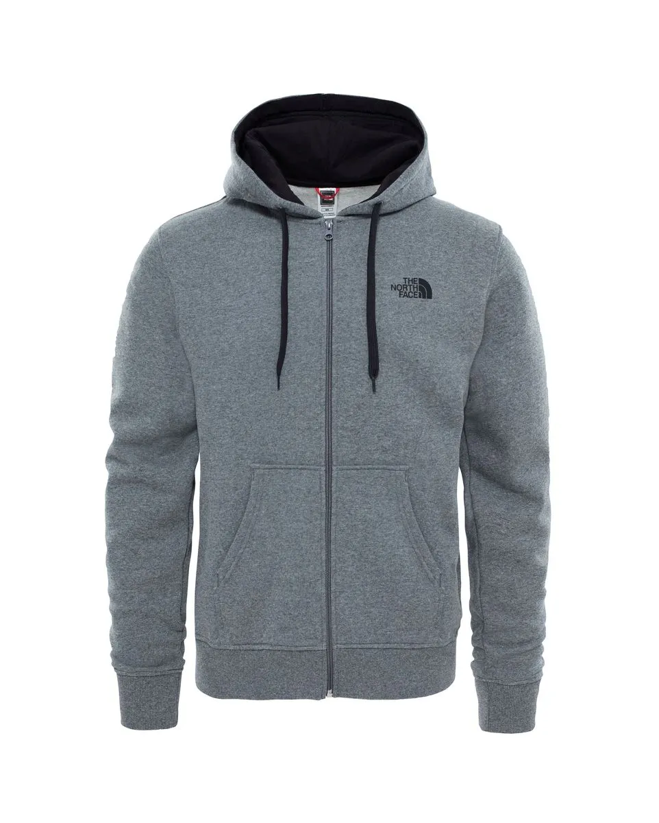 Veste à capuche manches longues Homme M OPEN GATE FULLZIP HOODIE - EU Gris